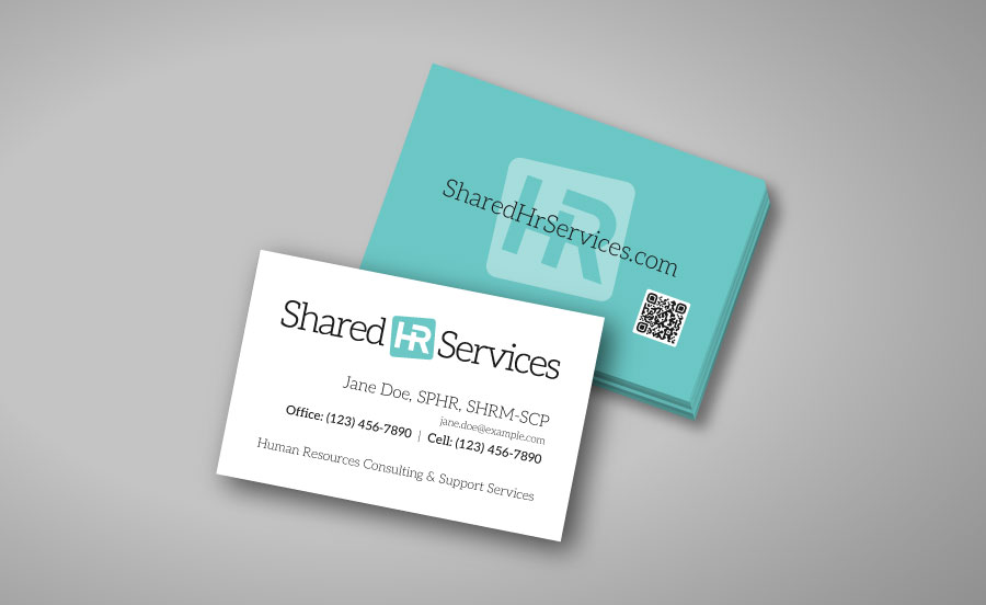 Shared HR Services business cards